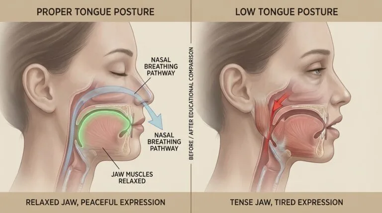 tongue posture reshapes face