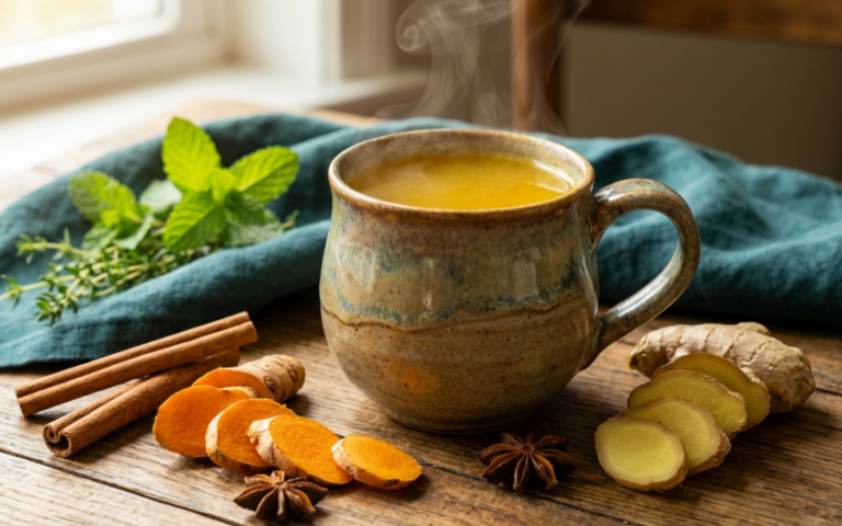 turmeric ginger cinnamon tea