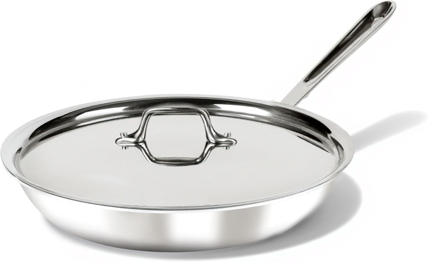 All-Clad D3 stainless steel fry pan PFAS-free
