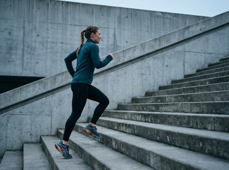 women running vigorous exercise