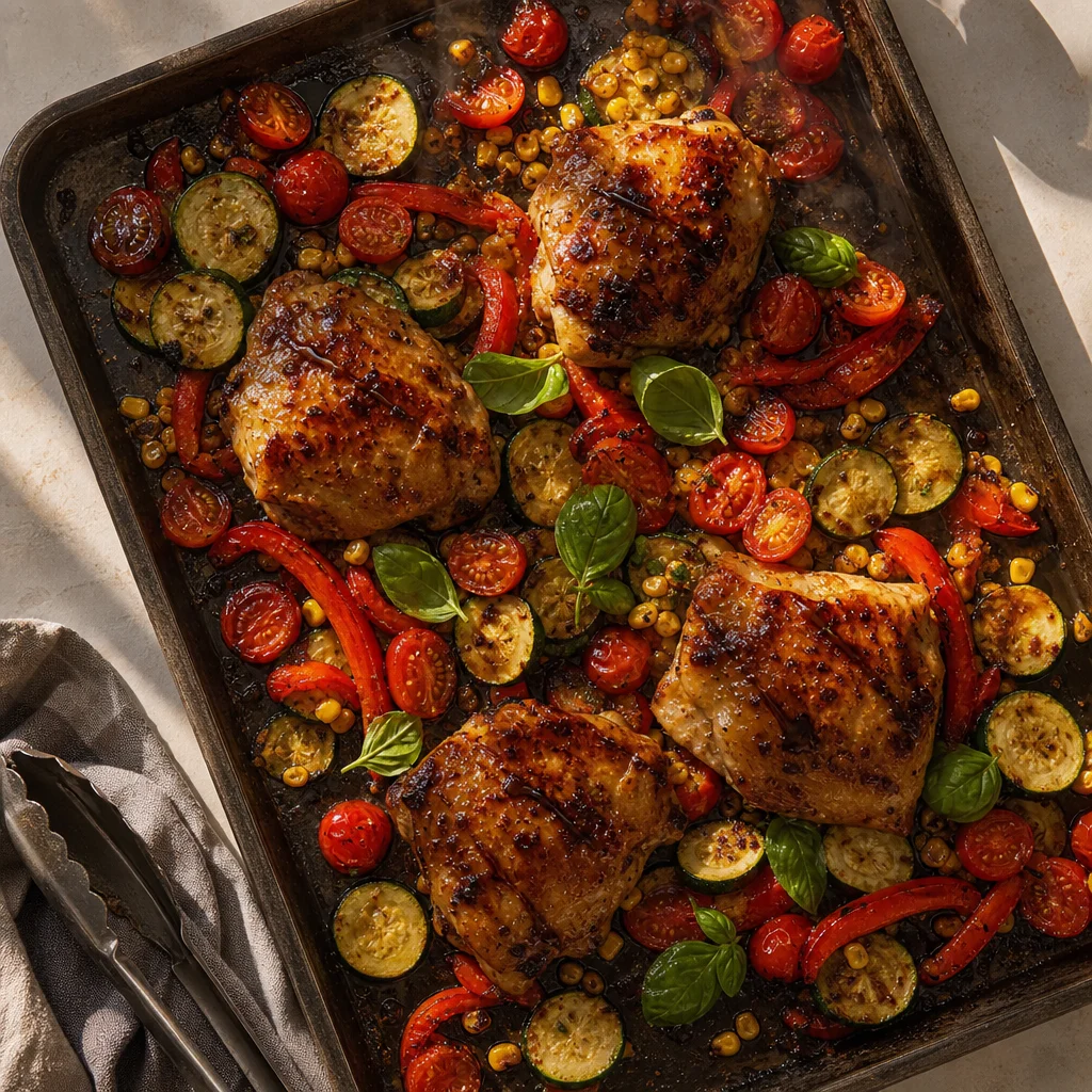 sheet pan chicken dinners