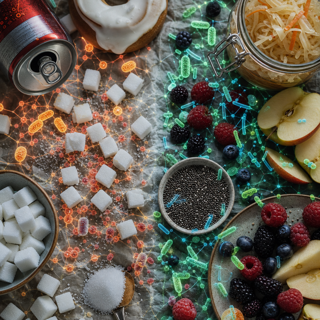 added sugar gut health