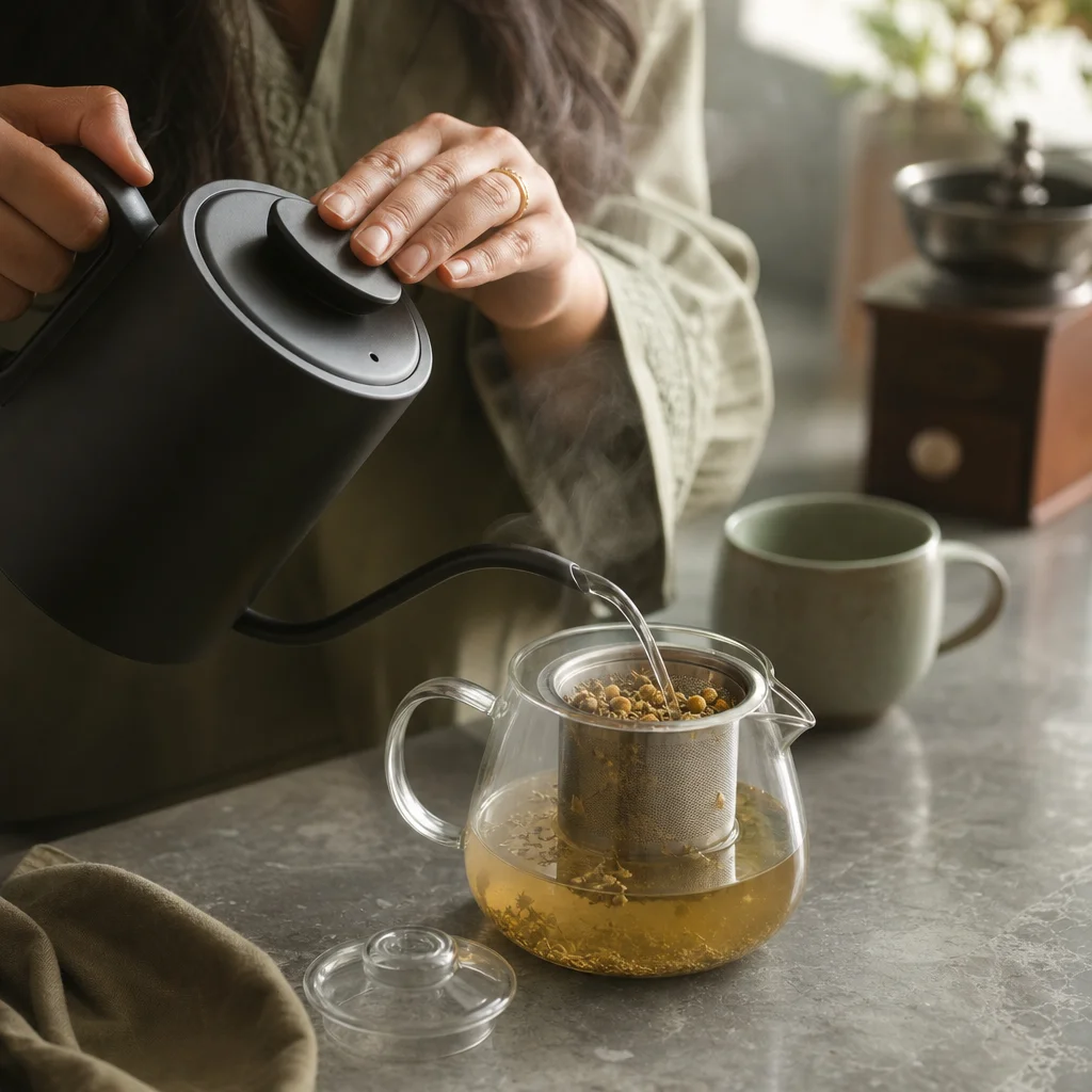 herbal tea vs coffee