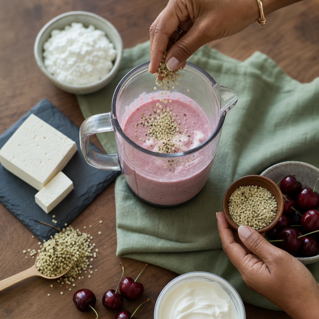 high protein smoothie