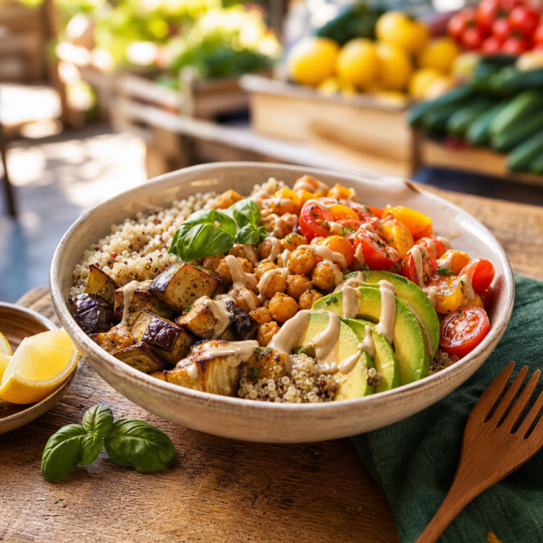 summer vegetable bowls