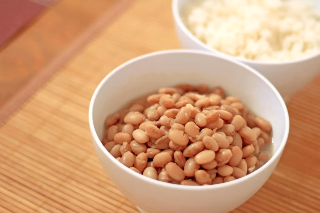 A delicious bowl of rice and beans, perfect for high protein bean dinners that are rich in fiber and plant-based protein