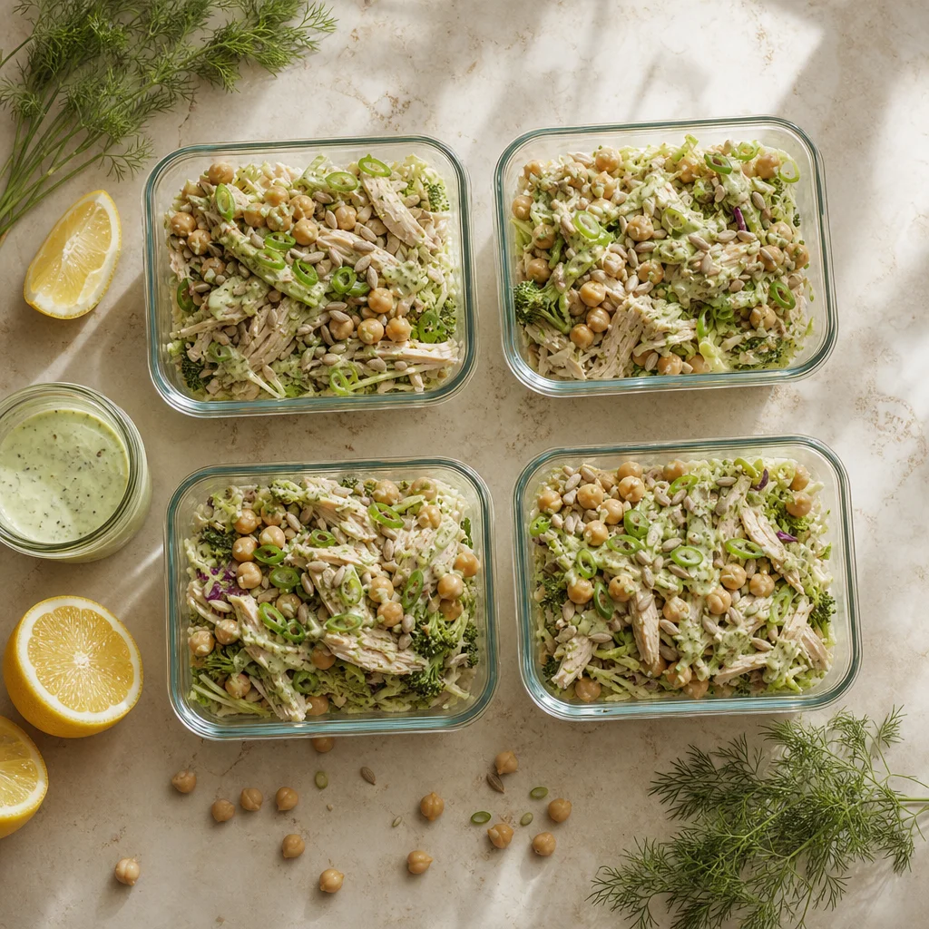 chicken chickpea salad