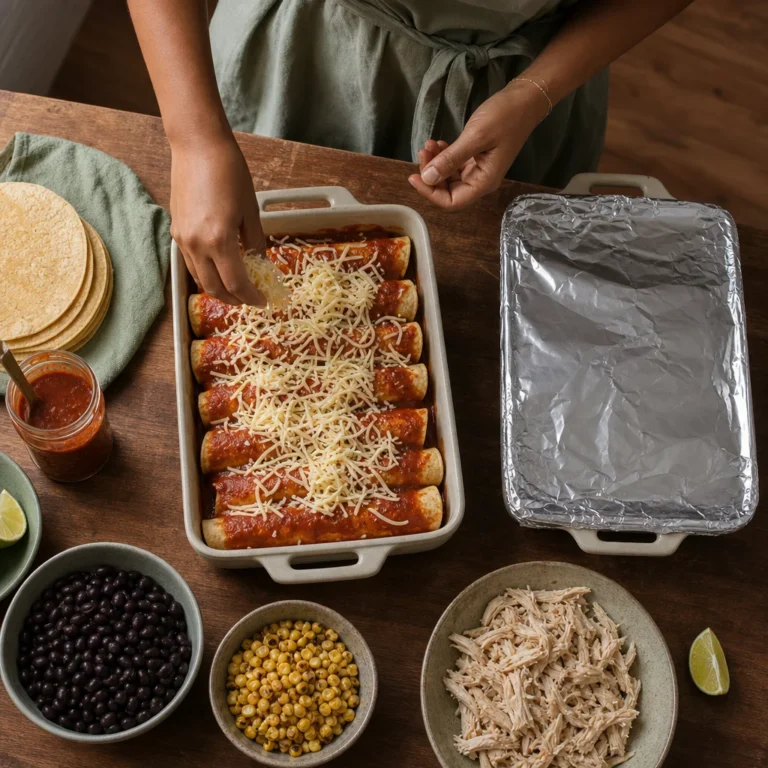 black bean enchiladas